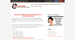 Desktop Screenshot of fortlauderdalemotorcyclerepair.com