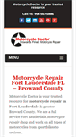 Mobile Screenshot of fortlauderdalemotorcyclerepair.com